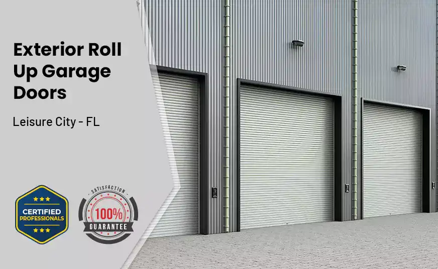 Exterior Roll Up Garage Doors Leisure City - FL 