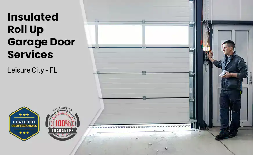 Insulated Roll Up Garage Door Leisure City - FL 