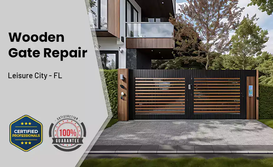 Wooden Gate Repair Leisure City - FL 
